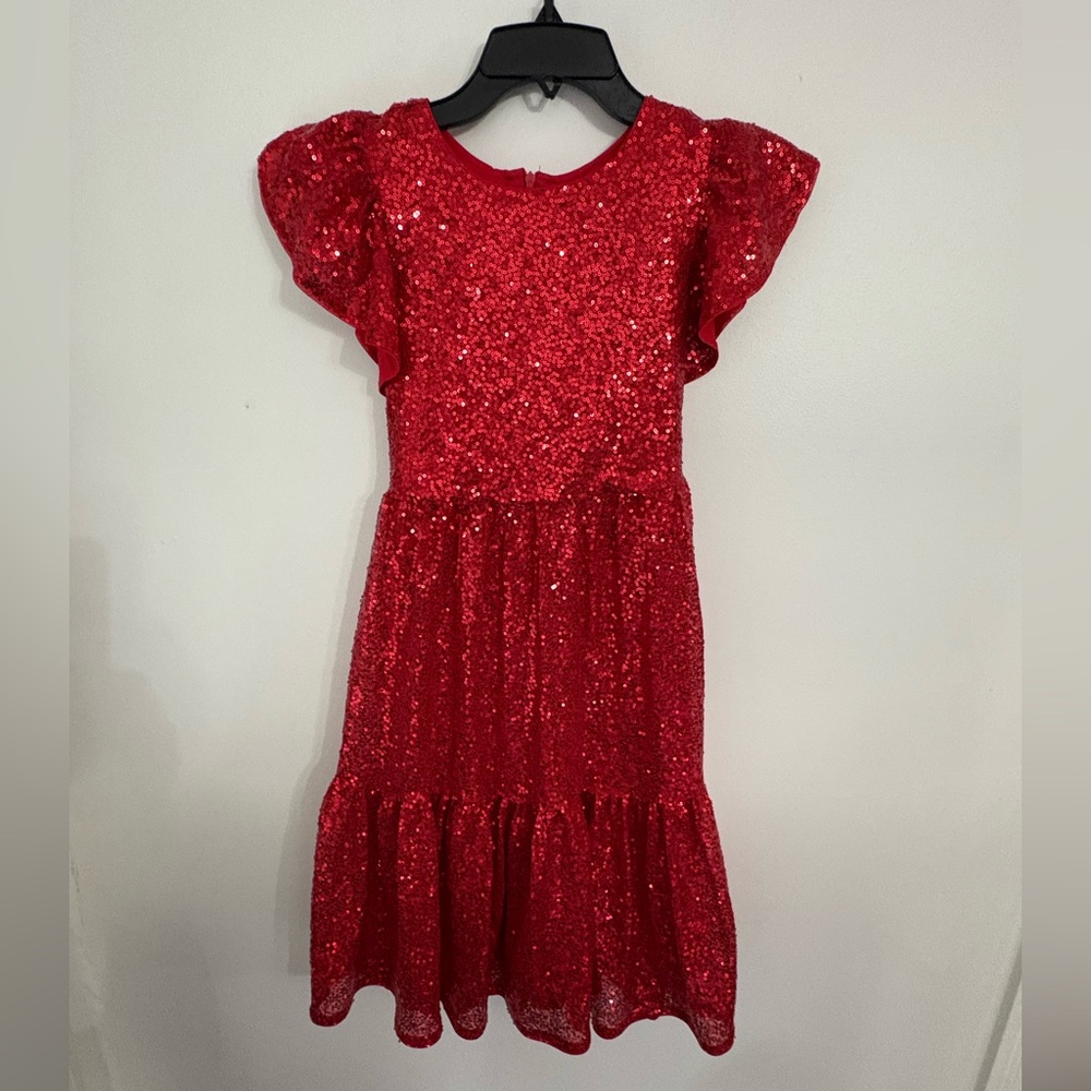 Grace Karin Sparkling Scarlet Sequin Dress Size 12 New with tags